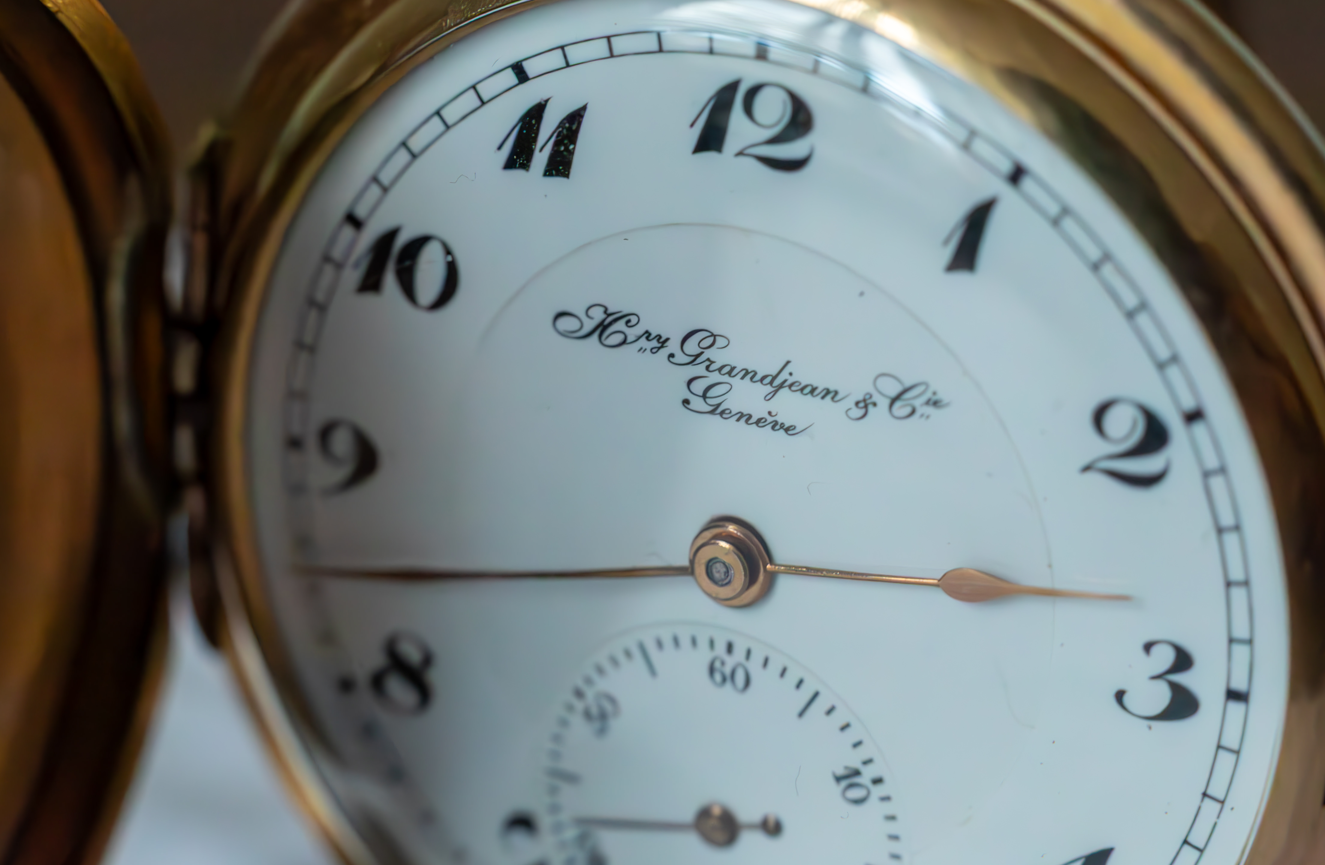 Henri Grandjean antique pocket watch